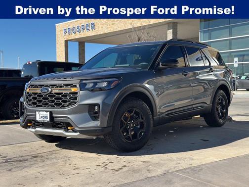 Carbonized Gray 2026 Ford Explorer Tremor