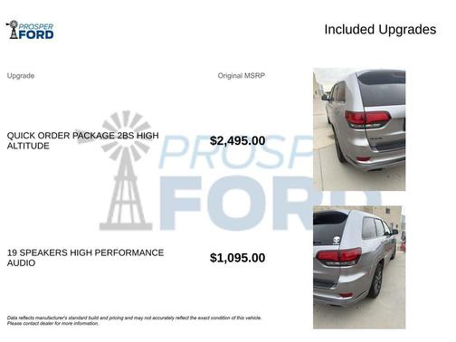 Billet Silver 2018 Jeep Grand Cherokee High Altitude