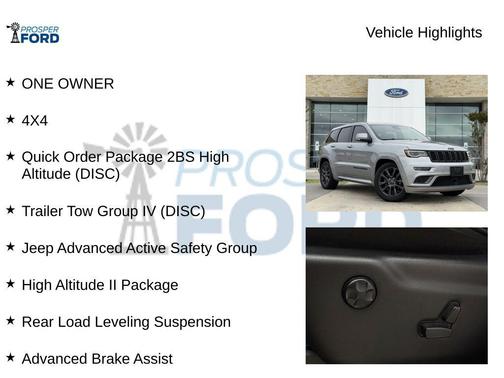 Billet Silver 2018 Jeep Grand Cherokee High Altitude