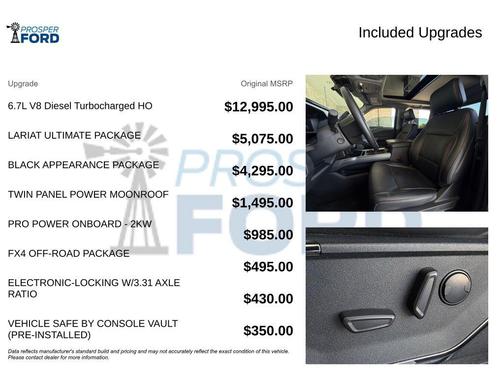 Agate Black 2024 Ford F-350 Lariat