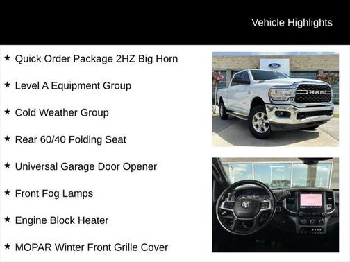 2022 RAM 2500 Big Horn Crew Cab 4x4 6'4' Box