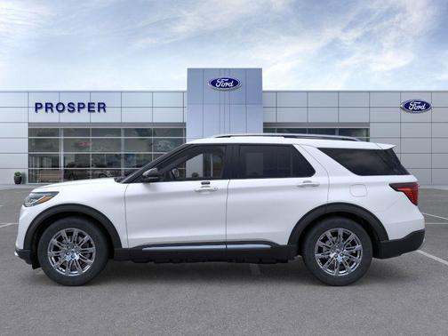 Star White MET TRI-Coat 2026 Ford Explorer Platinum