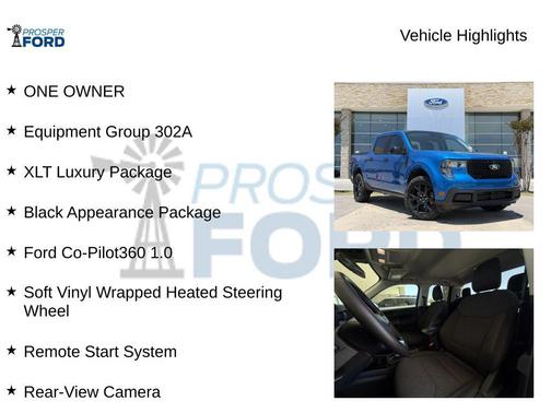 Velocity Blue 2025 Ford Maverick XLT