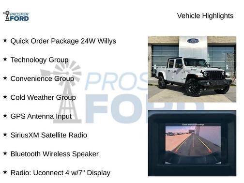 2023 Jeep Gladiator Willys 4x4