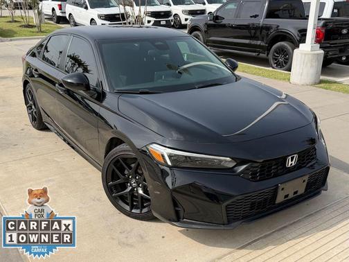 Crystal Black Pearl 2025 Honda Civic Sport