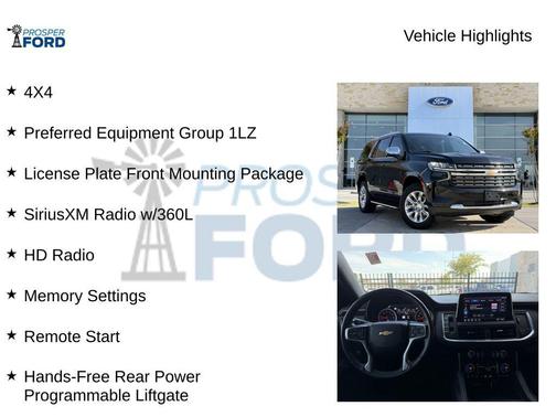 Black 2021 Chevrolet Tahoe Premier
