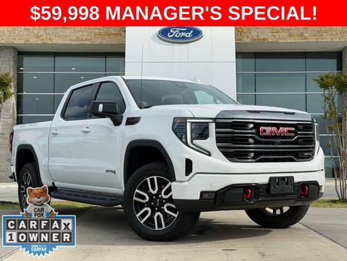 Summit White 2024 GMC Sierra 1500 AT4