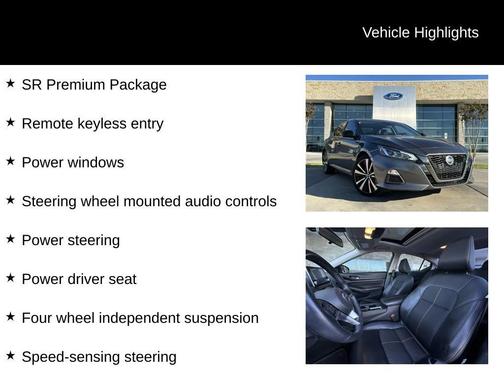 2021 Nissan Altima SR FWD