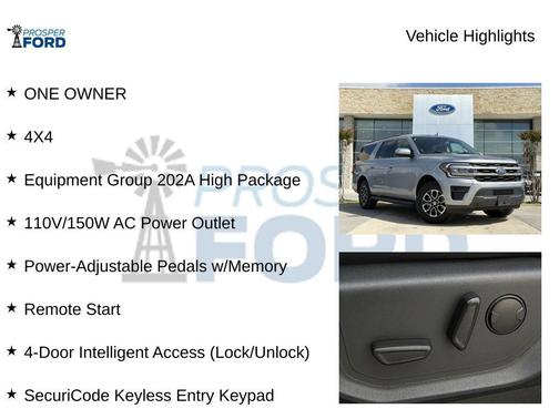 Iconic Silver 2024 Ford Expedition Max XLT