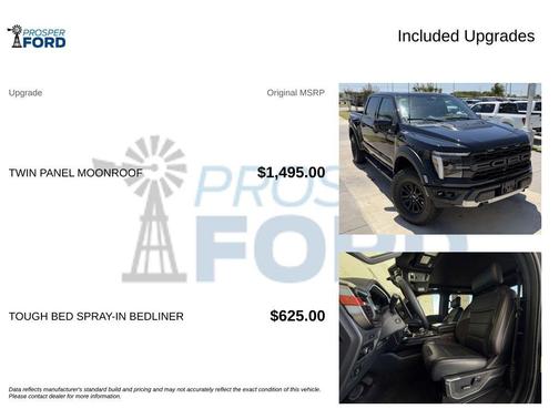 Agate Black 2025 Ford F-150 Raptor
