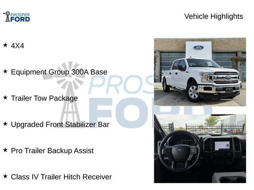 Oxford White 2019 Ford F-150 XLT