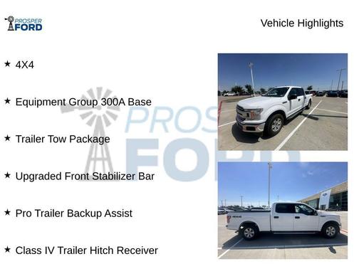 Oxford White 2019 Ford F-150 XLT