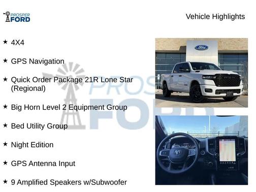 2025 RAM 1500 Big Horn/Lone Star