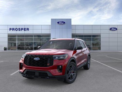 Rapid Red Tinted 2026 Ford Explorer ST