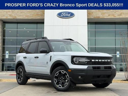Space White Metallic 2026 Ford Bronco Sport Outer Banks