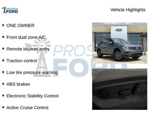 Platinum Gray 2021 Volkswagen Tiguan 2.0T SE