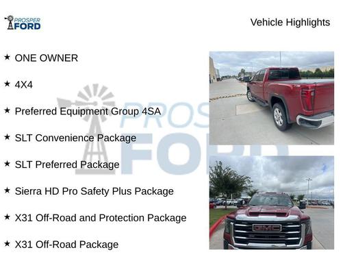 Volcanic Red Tintcoat 2026 GMC Sierra 2500 SLT