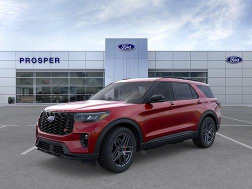 Rapid Red Tinted 2026 Ford Explorer ST