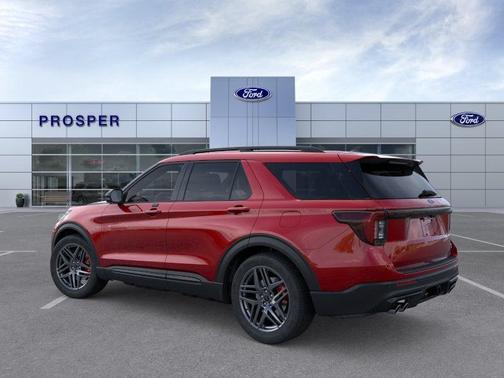 Rapid Red Tinted 2026 Ford Explorer ST