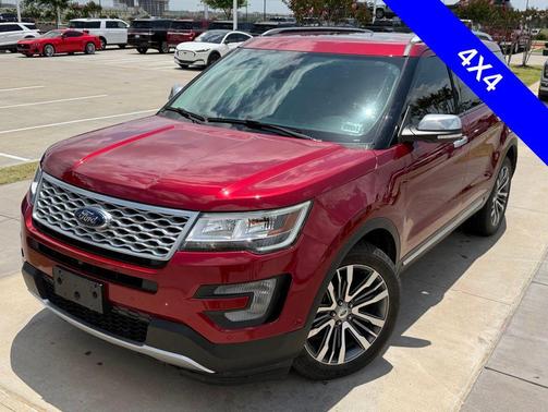 Ruby Red Metallic 2017 Ford Explorer Platinum