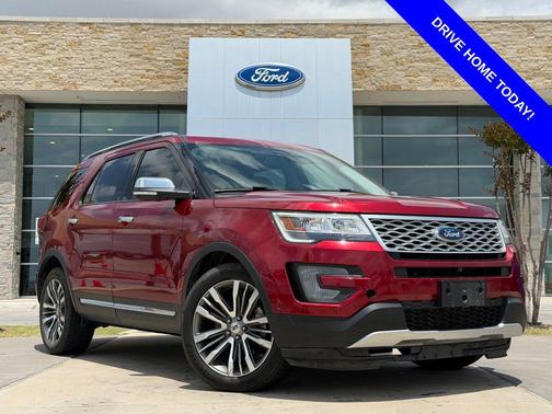 Ruby Red Metallic 2017 Ford Explorer Platinum