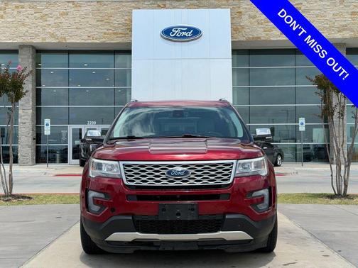 Ruby Red Metallic 2017 Ford Explorer Platinum