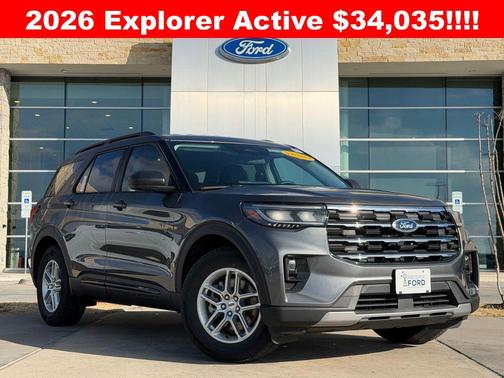 Carbonized Gray 2026 Ford Explorer Active