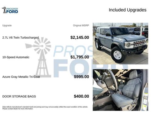 2025 Ford Bronco Heritage Edition