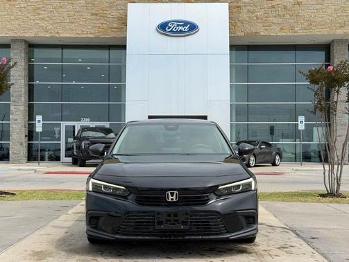Crystal Black Pearl 2022 Honda Civic LX