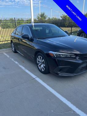 Crystal Black Pearl 2022 Honda Civic LX