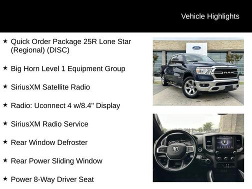 2021 RAM 1500 Big Horn/Lone Star