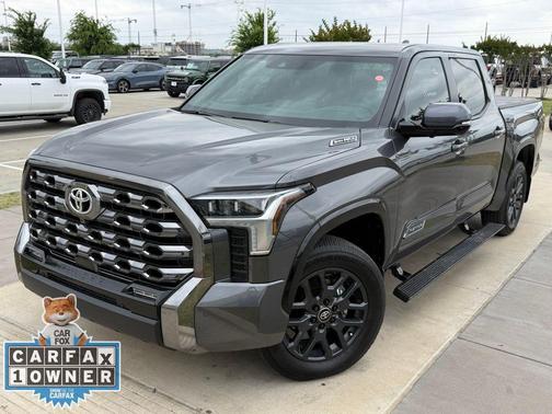 Gray 2025 Toyota Tundra Hybrid Platinum