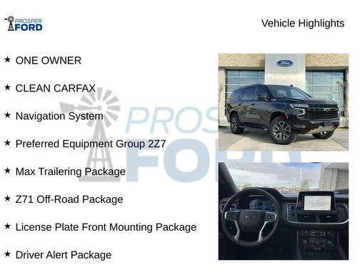 2024 Chevrolet Tahoe 4WD Z71