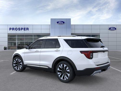 Star White MET TRI-Coat 2026 Ford Explorer Platinum