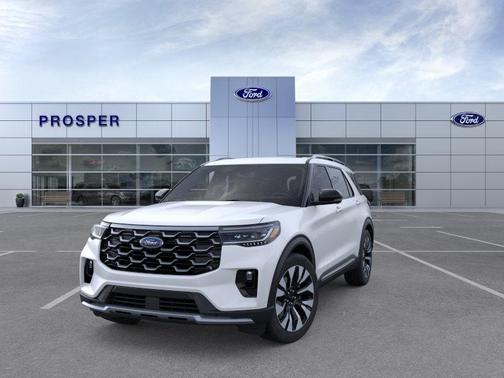 Star White MET TRI-Coat 2026 Ford Explorer Platinum
