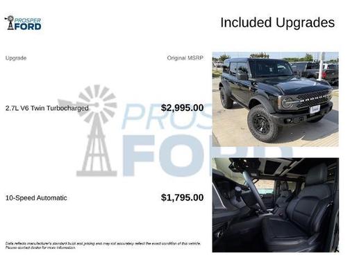 Shadow Black 2026 Ford Bronco Badlands