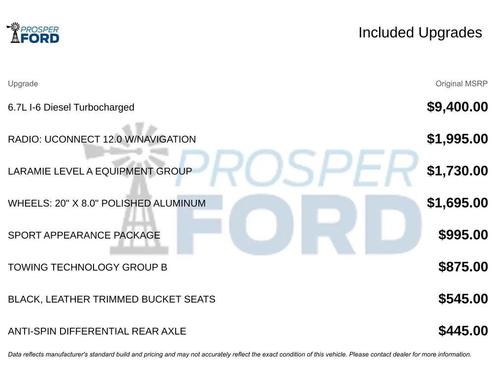 2021 RAM 2500 Laramie Crew Cab 4x4 6'4' Box