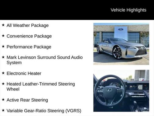 2019 Lexus LC 500 Base