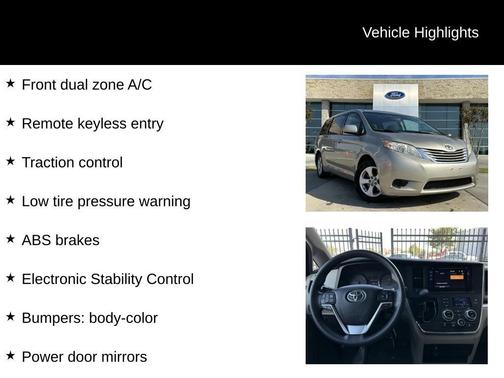 2017 Toyota Sienna LE