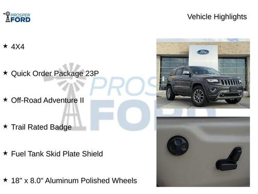 2015 Jeep Grand Cherokee Overland