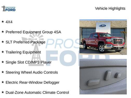 Cardinal Red 2018 GMC Sierra 1500 SLT