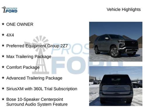 2025 Chevrolet Tahoe Z71