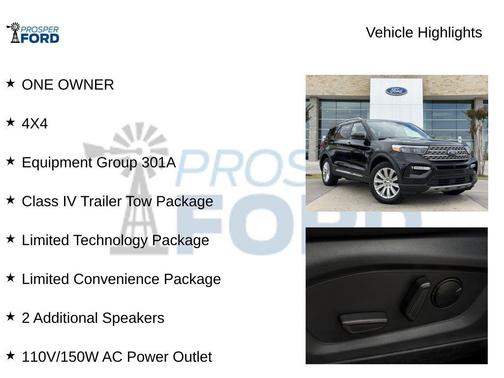 Agate Black 2024 Ford Explorer Limited
