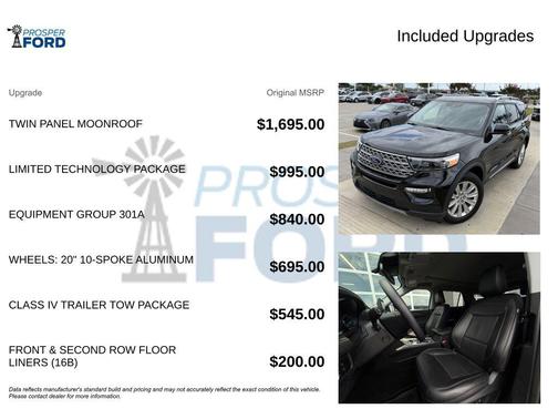 Agate Black 2024 Ford Explorer Limited