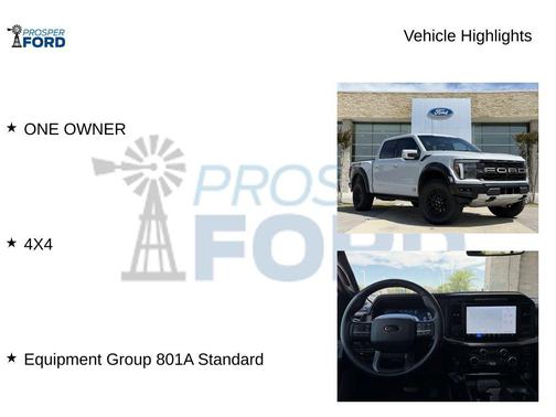 White Metallic 2025 Ford F-150 Raptor