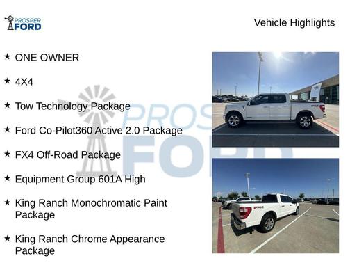 White Metallic 2021 Ford F-150 King Ranch