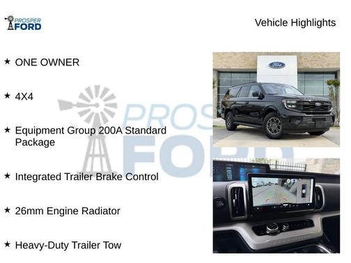 Agate Black 2025 Ford Expedition Max Active 4x4