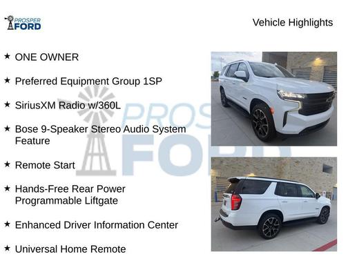 2023 Chevrolet Tahoe 2WD RST