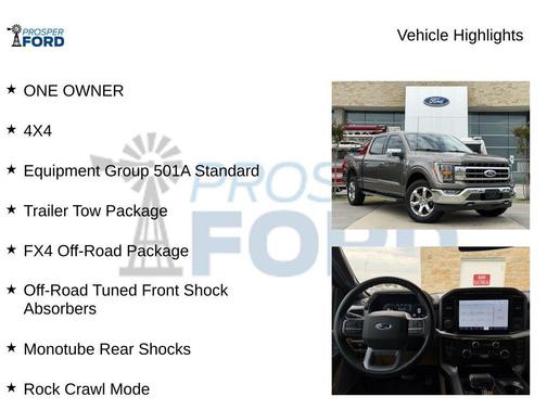 Stone Gray Metallic 2023 Ford F-150 Lariat