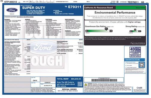 Avalanche 2026 Ford F-250 Lariat